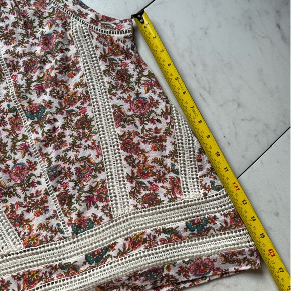 LUCKY BRAND Y2K floral tunic tank; size small - Picture 5 of 6